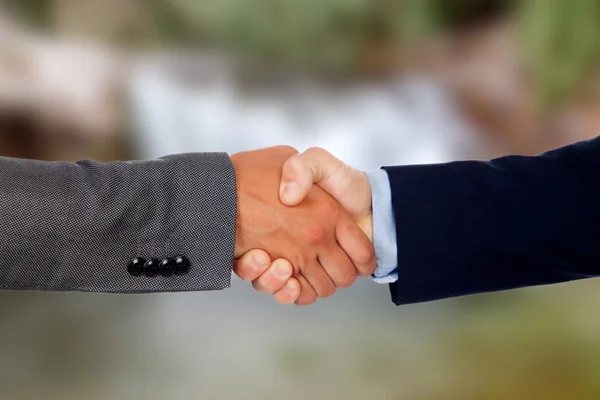 Handshake mezi podnikateli — Stock fotografie