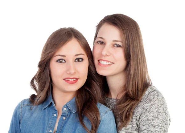 Two best friends posing — Stock Photo, Image