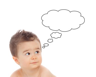 Güzel bir bebek kadar bakarak