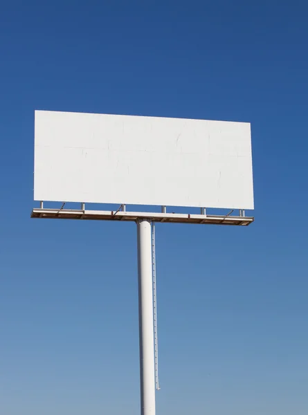 Üres billboard új hirdetés — Stock Fotó