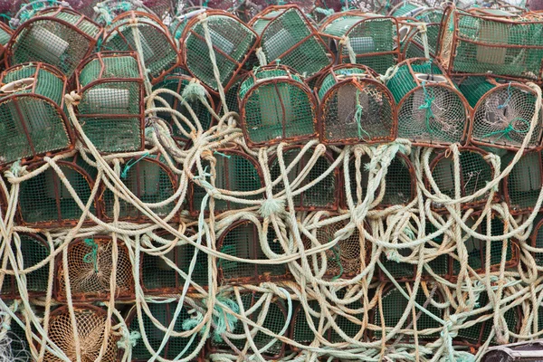 Множество ловушек для осьминогов — стоковое фото