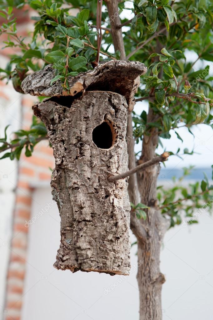 bark birdhouse