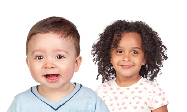 Prachtige kinderen kijken camera — Stockfoto