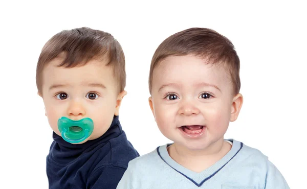 Two beautiful children looking at camera — Stock Photo, Image