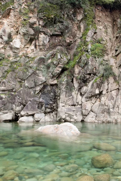 Mountain stream with many rocks — Stock Photo, Image