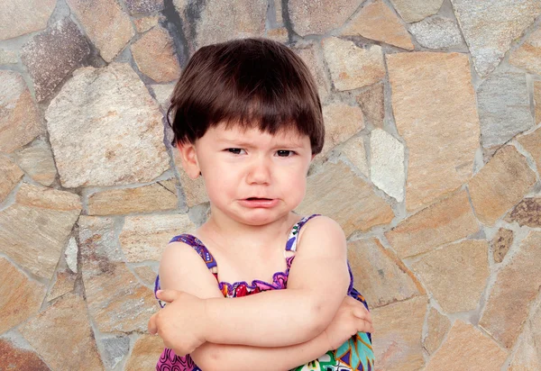 Triste Petite Fille Sympa Fille Bebe Stock Photo Triste Petite Fille Sympa Fille Bebe Stock Photo