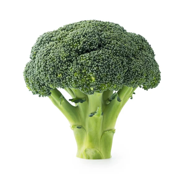 Broccoli Disposti Fondo Bianco — Foto Stock