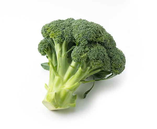 Broccoli Disposti Fondo Bianco — Foto Stock