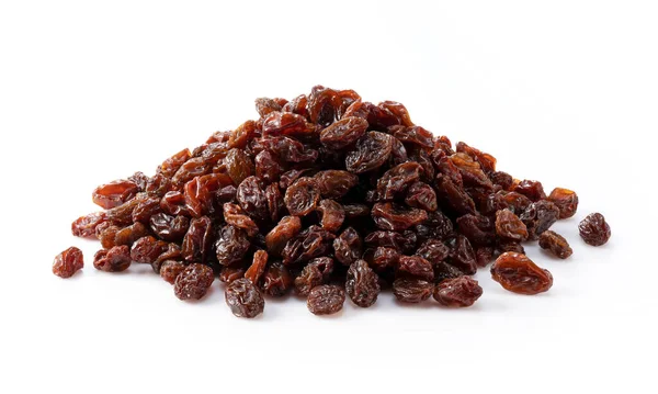 Raisins White Background Focus Stacking — Stock Photo, Image