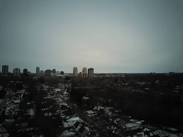 London Ontario Canada Een Saaie Winterdag Hoge Kwaliteit Foto — Stockfoto