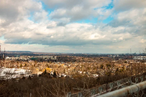 Hamilton skyline fotos, una ciudad cerca de la GTA — Foto de Stock