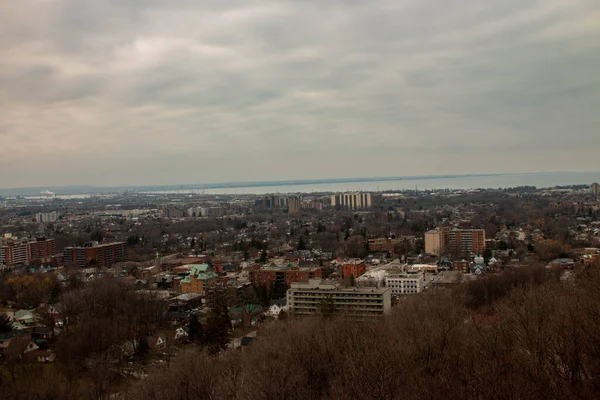 Hamilton Ontario City Skyline Niagara scarpata Bruce Trail — Foto Stock