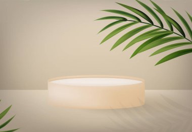 Reklamlar, afişler veya dergi geçmişi için 3D Gerçekçi Pastel Tasarım Şablonu. Vektör Görünümü EPS10