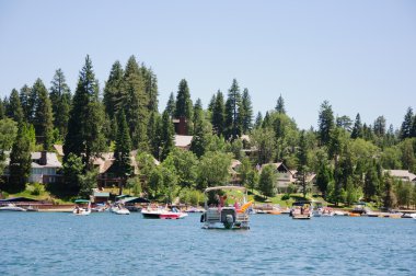 Lake arrowhead California görünümünü