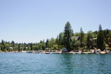 Lake arrowhead California görünümünü