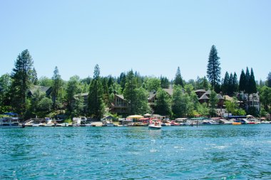 Lake arrowhead California görünümünü