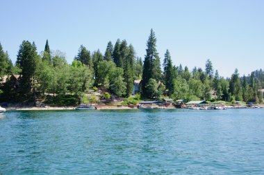 Lake arrowhead California görünümünü
