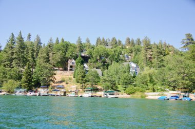 Lake arrowhead California görünümünü