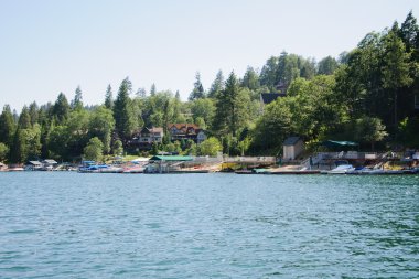 Lake arrowhead California görünümünü