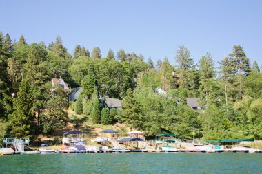 Lake arrowhead California görünümünü