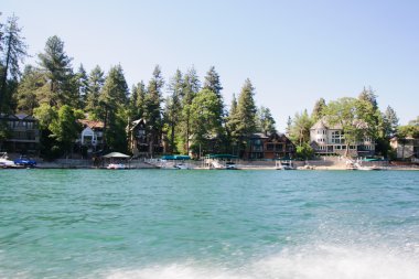 Lake arrowhead California görünümünü