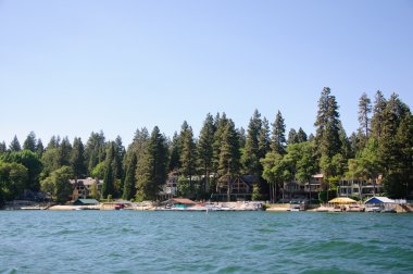 Lake arrowhead California görünümünü