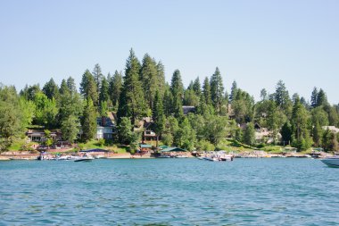 Lake arrowhead California görünümünü