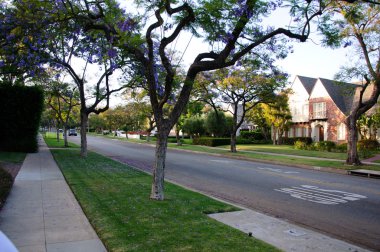 Kaldırıma California'daki beverly hillls