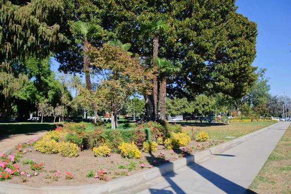 Sidewalk on beverly hillls in California — Stock Photo, Image