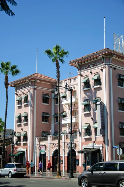 The view palm before building — Stock Photo, Image