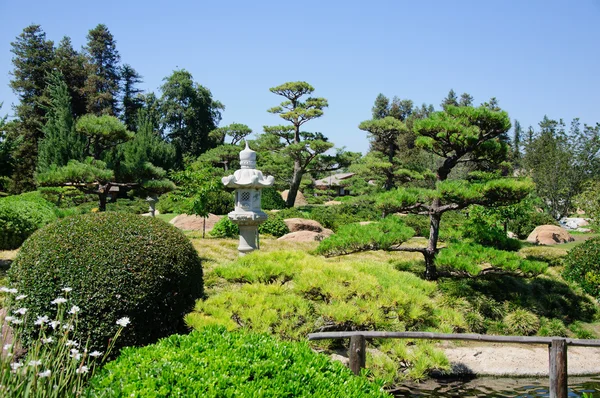 Bela vista do jardim japonês — Fotografia de Stock