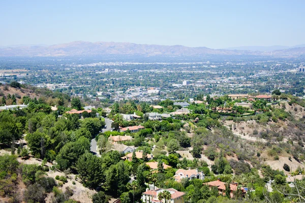Вид на Лос-Анджелес — стоковое фото