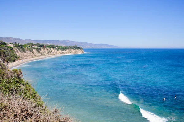 Pohled z Dumy bodu, malibu california — Stock fotografie