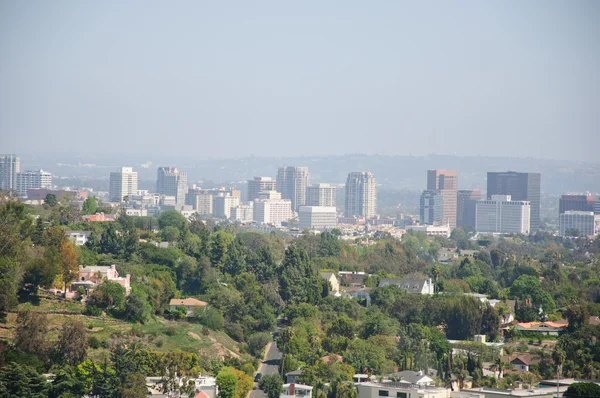 Krásný výhled na město los angeles — Stock fotografie