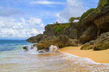 Gizli Jimbaran beach, Bali, Endonezya