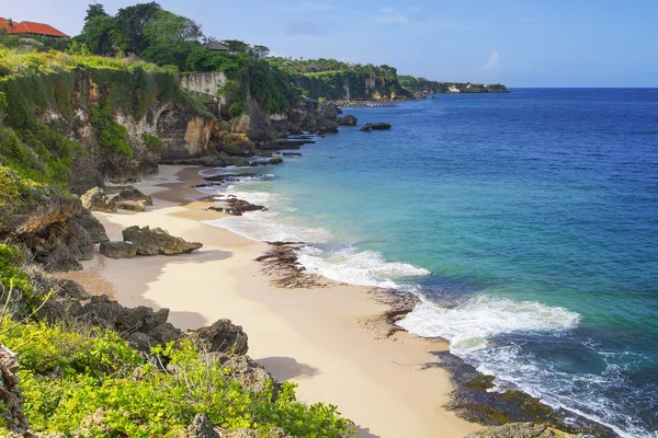 Tajne plaży Jimbaran, Bali, Indonezja Obraz Stockowy