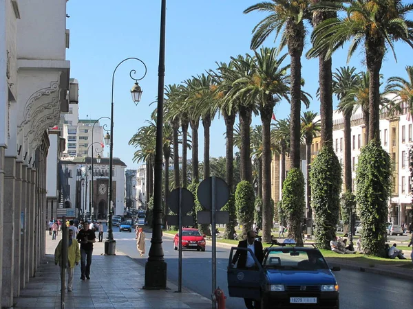 Rabat Marrocos Maio 2013 Avenida Mohamed Rabat Marrocos — Fotografia de Stock