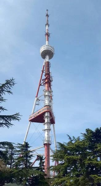 Tour Télévision Tbilissi Sur Mont Mtatsminda Géorgie — Photo