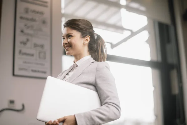 Portrait Young Successful Businesswoman Office Stock Picture