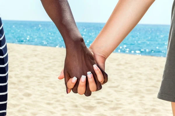 Diverse hands holding — Stock Photo, Image