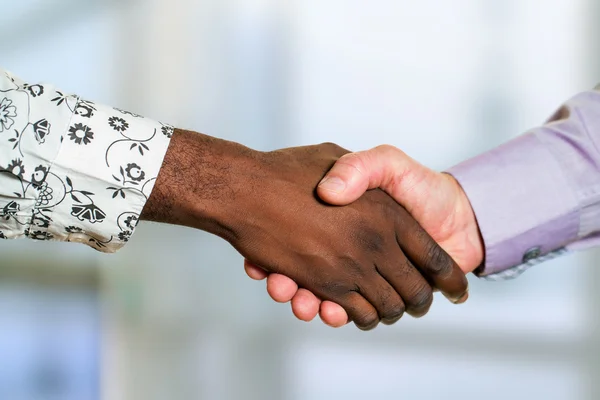 Detail of diverse business handshake. — Stock Photo, Image