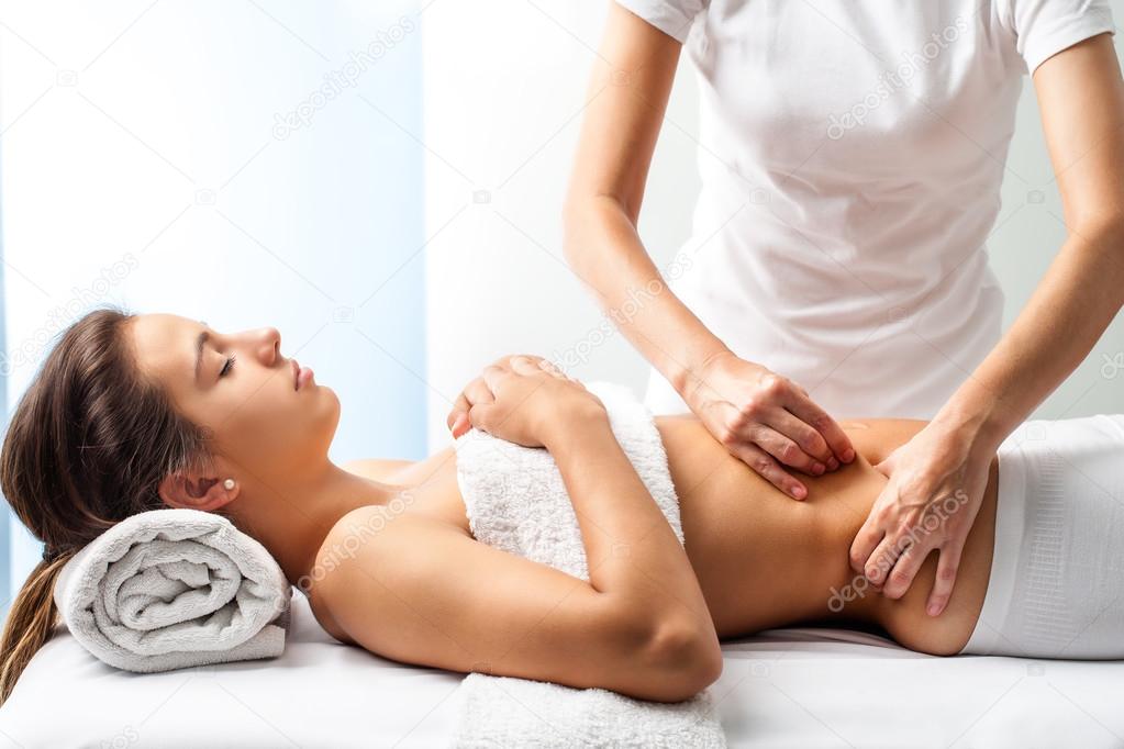 osteopath doing manipulative massage