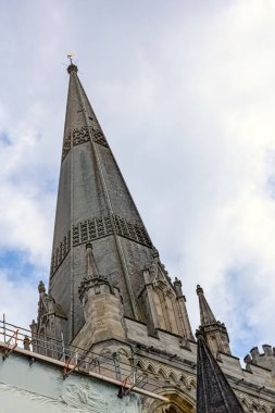 Chichester Katedrali, resmi adıyla Chichester, Batı Sussex, Birleşik Krallık 'taki Kutsal Üçleme Kilisesi, 14 Temmuz 2019