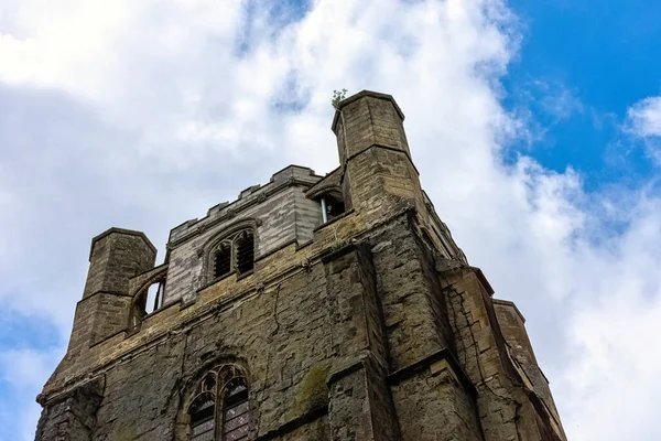 Chichesterská Katedrála Katedrála Nejsvětější Trojice Volně Stojící Středověká Zvonice Známá — Stock fotografie