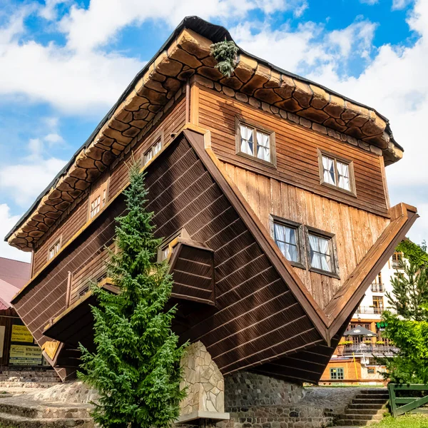 Upside Totalmente Amueblado Casa Centro Educación Promoción Regional Szymbark Pomerania — Foto de Stock