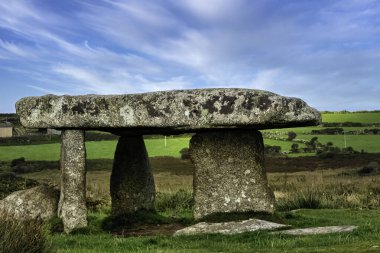 Lanyon Quoit - Cornwall, İngiltere 'de dolmen