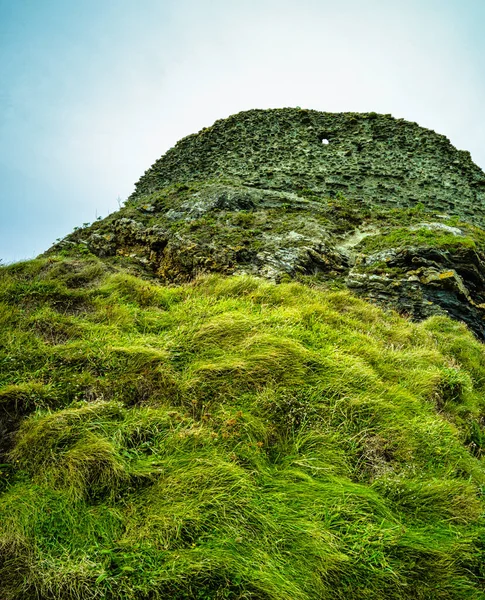 Pozůstatky Hradu Tintagel Tintagel Cornwall Velká Británie Dne 2020 — Stock fotografie