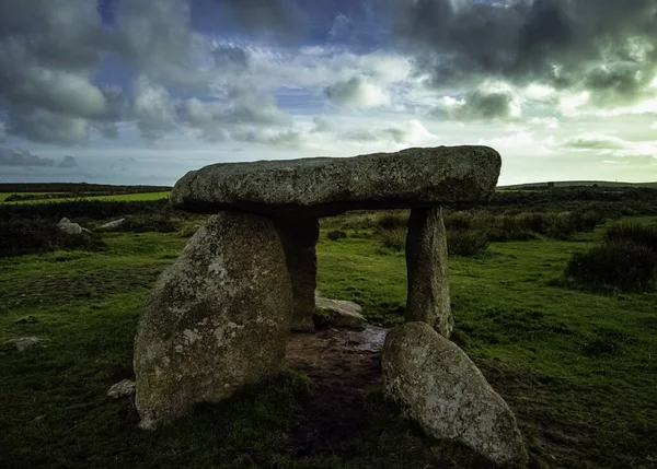 Lanyon Quoit Дольмены Корнуолле Англия Великобритания — стоковое фото