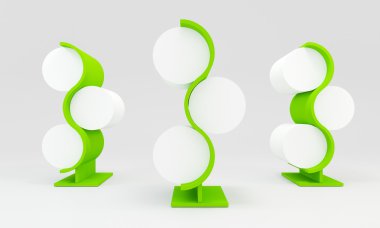 Yeşil boş lightbox