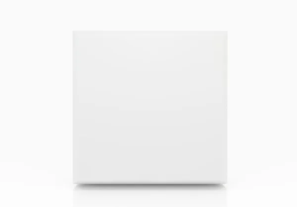 Vit Blank Square — Stockfoto